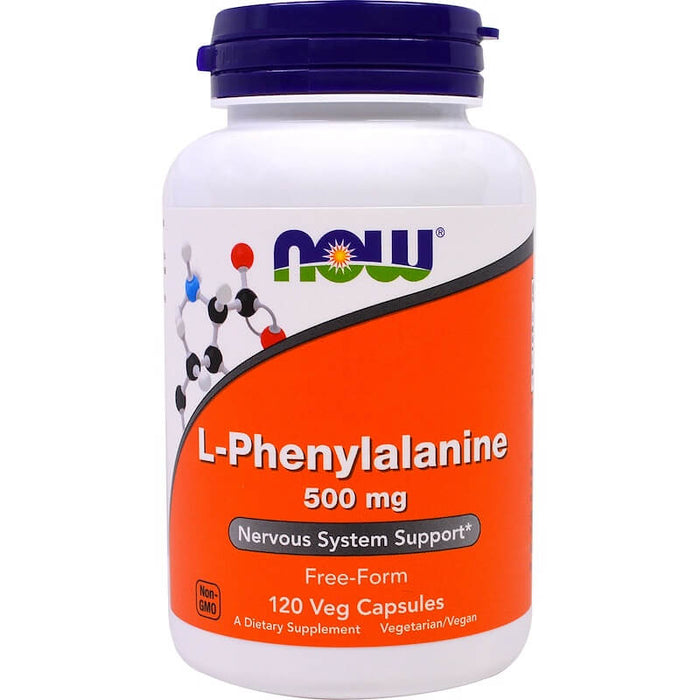 now-foods-l-phenylalanine-500-mg-120-veggie-capsules - Supplements-Natural & Organic Vitamins-Essentials4me