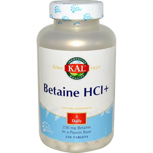 kal-betaine-hci-250-mg-250-tablets - Supplements-Natural & Organic Vitamins-Essentials4me