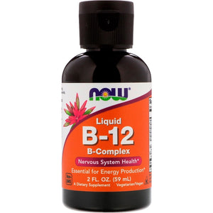 now-foods-liquid-b-12-b-complex-2-fl-oz-59-ml - Supplements-Natural & Organic Vitamins-Essentials4me