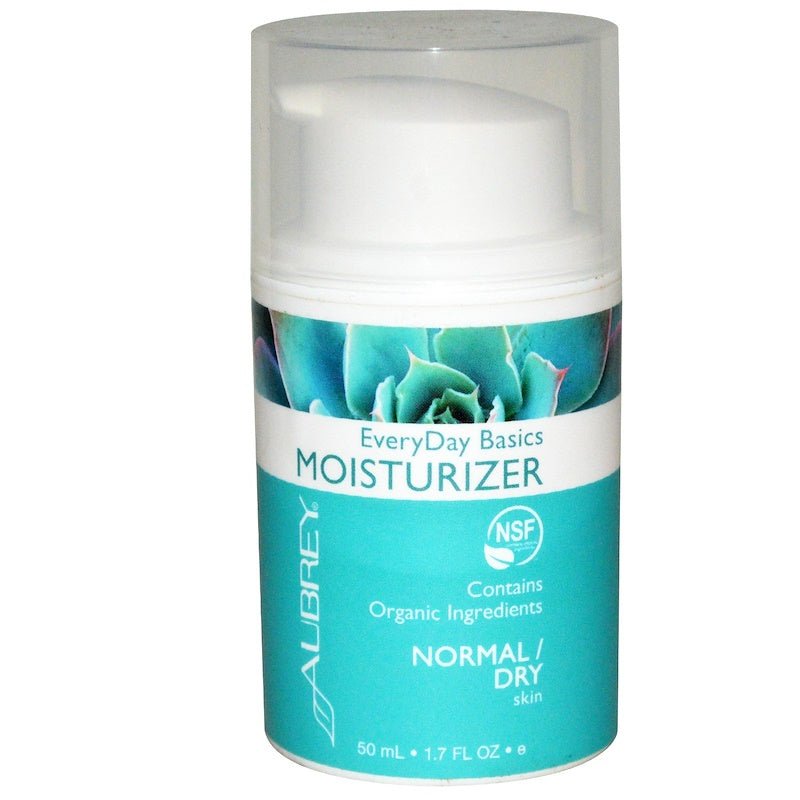 Aubrey Organics - EveryDay Basics Moisturizer, Normal/Dry Skin, 1.7 fl oz (50 ml)