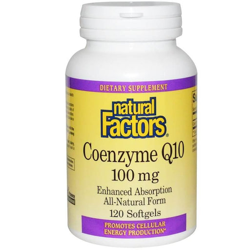 natural-factors-coenzyme-q10-100-mg-120-softgels - Supplements-Natural & Organic Vitamins-Essentials4me