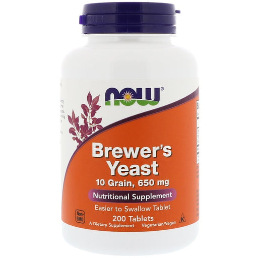 now-foods-brewers-yeast-200-tablets - Supplements-Natural & Organic Vitamins-Essentials4me