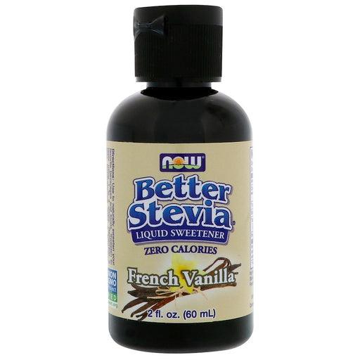 now-foods-better-stevia-liquid-sweetener-french-vanilla-2-fl-oz-60-ml - Supplements-Natural & Organic Vitamins-Essentials4me