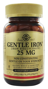solgar-gentle-iron-25-mg-90-vegetable-capsules - Supplements-Natural & Organic Vitamins-Essentials4me
