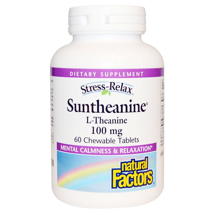natural-factors-stress-relax-suntheanine-l-theanine-100-mg-60-chewable-tablets - Supplements-Natural & Organic Vitamins-Essentials4me
