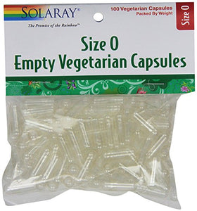 solaray-empty-veg-caps-size-0-100ct - Supplements-Natural & Organic Vitamins-Essentials4me