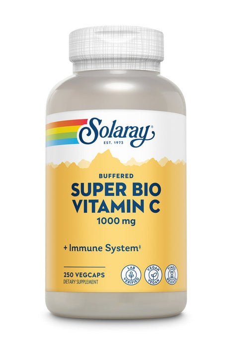 Super Bio Vitamin C 1000mg, 250 VEGCAPS