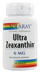 solaray-ultra-zeaxanthin-6-mg-30-capsules - Supplements-Natural & Organic Vitamins-Essentials4me