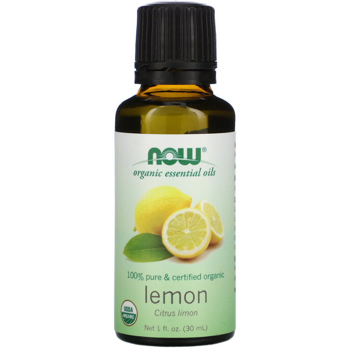 now-organic-essential-oils-lemon-oil-1-fl-oz-30-ml-by-now - Supplements-Natural & Organic Vitamins-Essentials4me