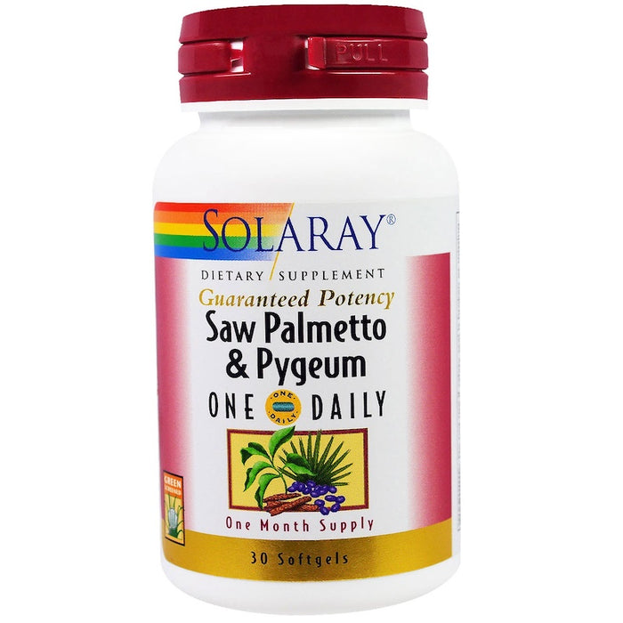 solaray-saw-palmetto-pygeum-30-softgels - Supplements-Natural & Organic Vitamins-Essentials4me