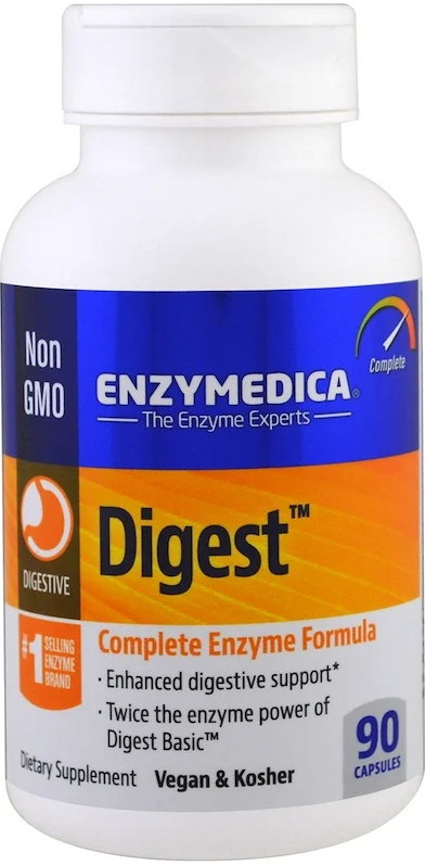 enzymedica-digest-complete-enzyme-formula-90-capsules - Supplements-Natural & Organic Vitamins-Essentials4me