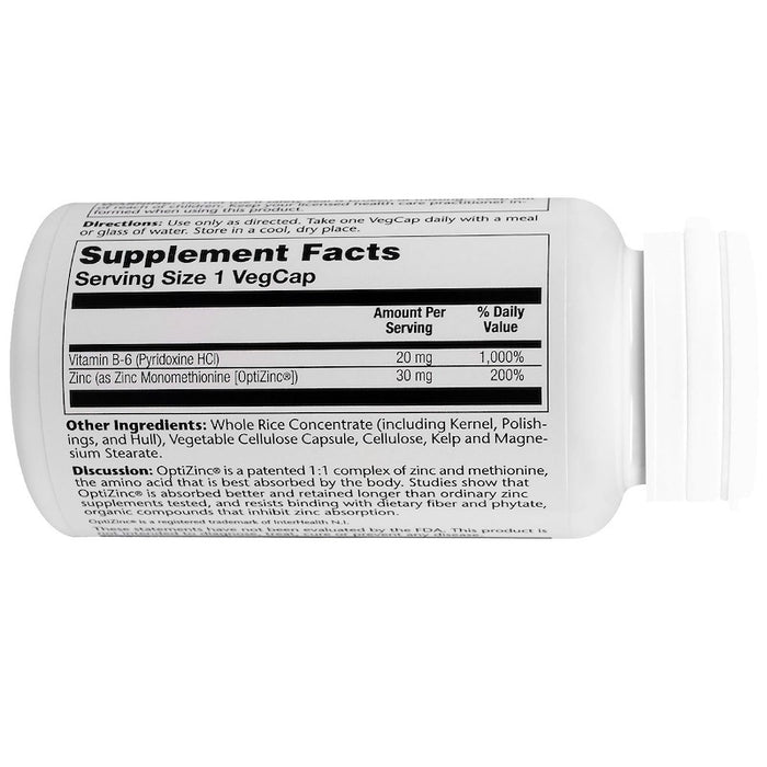 solaray-optizinc-30-mg-60-veggie-caps - Supplements-Natural & Organic Vitamins-Essentials4me