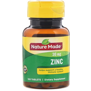 nature-made-zinc-30-mg-100-tablets - Supplements-Natural & Organic Vitamins-Essentials4me