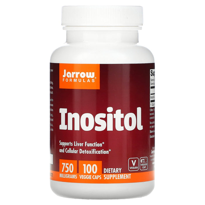 jarrow-formulas-inositol-750-mg-100-capsules - Supplements-Natural & Organic Vitamins-Essentials4me