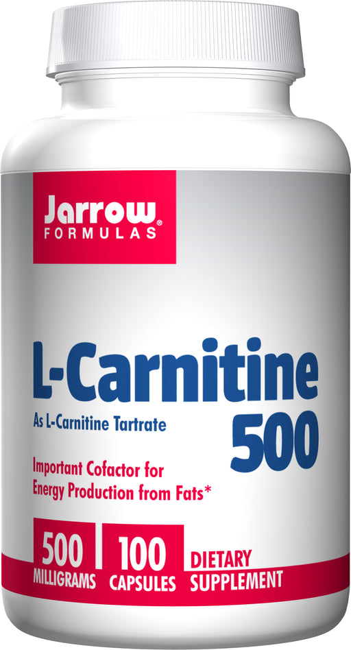 jarrow-formulas-l-carnitine-500-mg-100-veggie-capsules - Supplements-Natural & Organic Vitamins-Essentials4me