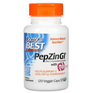 doctors-best-pepzin-gl-zinc-l-carnosine-complex-120-veggie-capsules - Supplements-Natural & Organic Vitamins-Essentials4me