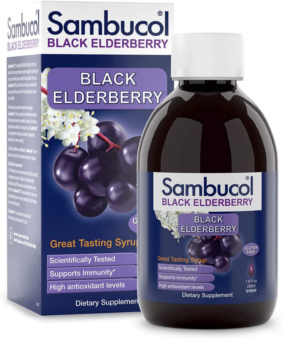 Sambucol - Black Elderberry Syrup, Original Formula - 7.8 fl oz