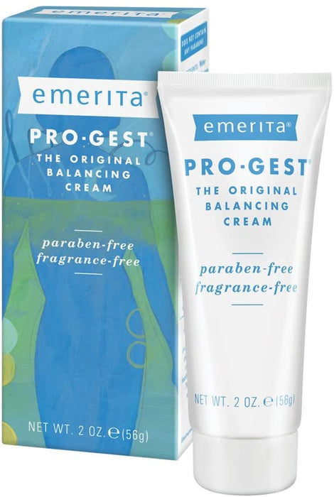 emerita-pro-gest-balancing-cream-fragrance-free-2-oz-56-g - Supplements-Natural & Organic Vitamins-Essentials4me