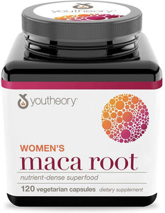 youtheory-womens-maca-root-120-vegatarian-capsules - Supplements-Natural & Organic Vitamins-Essentials4me