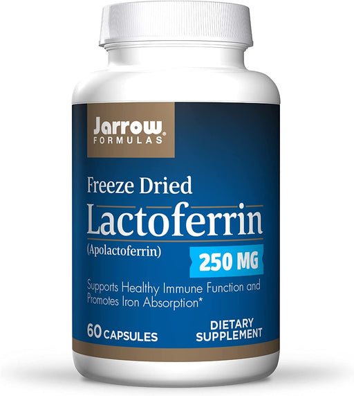 jarrow-formulas-lactoferrin-250-mg-60-capsules - Supplements-Natural & Organic Vitamins-Essentials4me