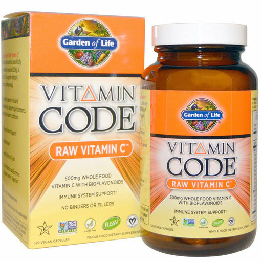 garden-of-life-vitamin-code-raw-vitamin-c-120-vegan-capsules - Supplements-Natural & Organic Vitamins-Essentials4me
