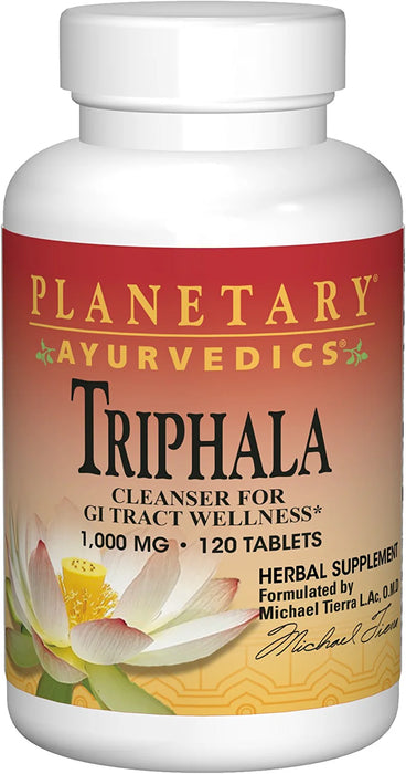Planetary Ayurvedics Triphala 1000mg - 120 Tablets