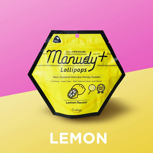 manudy-new-zealand-manuka-honey-sweets-lollipops-mgo250-natural-fruits-flavor-12-pops-lemon - Supplements-Natural & Organic Vitamins-Essentials4me