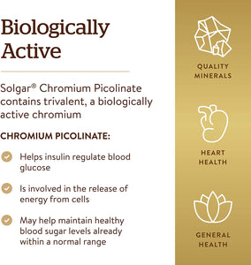 solgar-chromium-picolinate-500-mcg-120-vegetable-capsules - Supplements-Natural & Organic Vitamins-Essentials4me