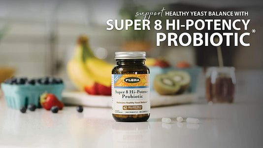 flora-super-8-hi-potency-probiotic-42-billion-cells-30-capsules - Supplements-Natural & Organic Vitamins-Essentials4me