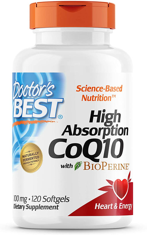 doctors-best-high-absorption-coq10-with-bioperine-100-mg-120-softgels - Supplements-Natural & Organic Vitamins-Essentials4me