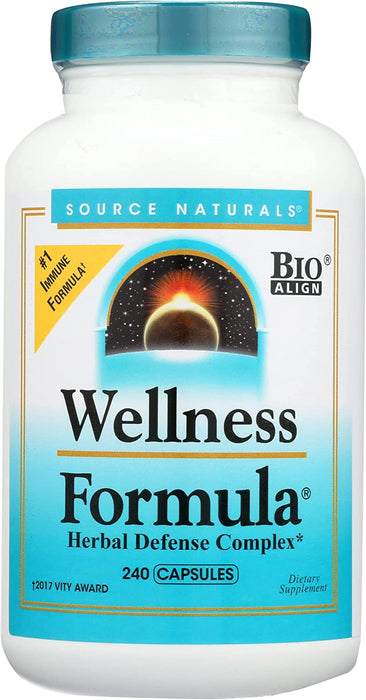 Source Naturals Wellness Formula, 240 Capsules
