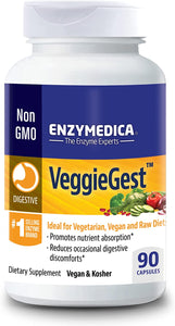 enzymedica-veggiegest-digestive-enzymes-for-vegan-vegetarian-and-raw-diets-prevents-gas-and-bloating-90-capsules - Supplements-Natural & Organic Vitamins-Essentials4me