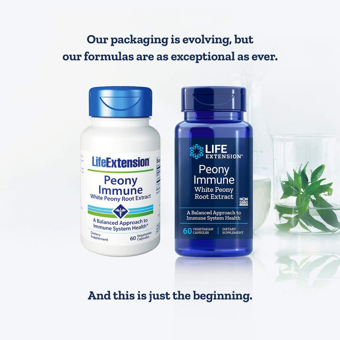 life-extension-peony-immune-60-vegetarian-capsules - Supplements-Natural & Organic Vitamins-Essentials4me