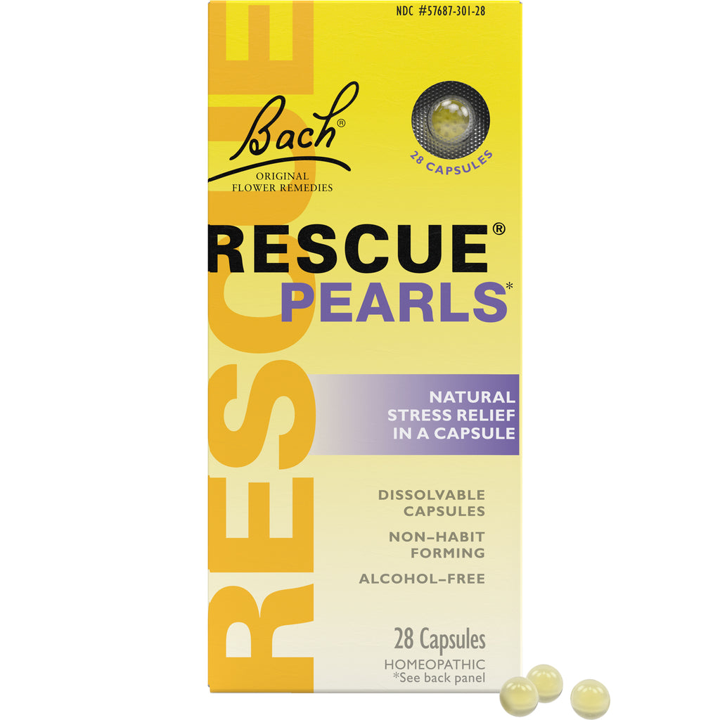 Bach Flower Rescue Pearls, 28 Capsules