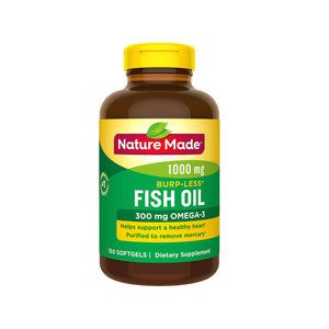 nature-made-fish-oil-omega-3-1000-mg-150-liquid-softgels - Supplements-Natural & Organic Vitamins-Essentials4me