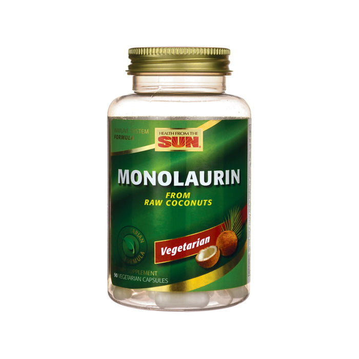 health-from-the-sun-vegetarian-monolaurin-90-vegetarian-capsules - Supplements-Natural & Organic Vitamins-Essentials4me