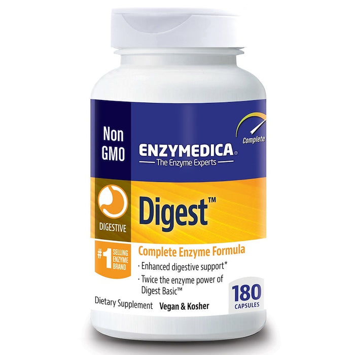 enzymedica-digest-complete-enzyme-formula-180-capsules - Supplements-Natural & Organic Vitamins-Essentials4me
