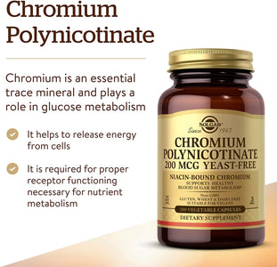 solgar-chromium-polynicotinate-200-mcg-100-vegetarian-capsules - Supplements-Natural & Organic Vitamins-Essentials4me