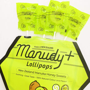 manudy-new-zealand-manuka-honey-sweets-lollipops-mgo250-natural-fruits-flavor-12-pops-kiwi - Supplements-Natural & Organic Vitamins-Essentials4me