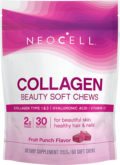 Neocell Beauty Bursts Gourmet Collagen, 2,000 mg, 60 Soft Chews