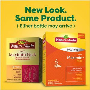 nature-made-daily-maximin-pack-30-packets - Supplements-Natural & Organic Vitamins-Essentials4me