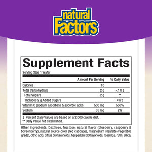 natural-factors-c-500-mg-natural-fruit-chews-blueberry-raspberry-boysenberry-90-tab - Supplements-Natural & Organic Vitamins-Essentials4me
