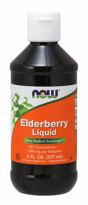 now-foods-elderberry-liquid-concentrate-8-fl-oz - Supplements-Natural & Organic Vitamins-Essentials4me