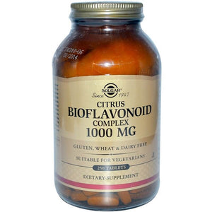 solgar-citrus-bioflavonoid-complex-1000-mg-250-tablets - Supplements-Natural & Organic Vitamins-Essentials4me