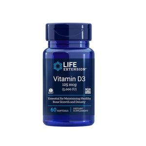 life-extension-vitamin-d3-5-000-iu-60-softgels - Supplements-Natural & Organic Vitamins-Essentials4me