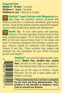 childlife-liquid-calcium-with-magnesium-natural-orange-flavor-16-fl-oz-474-ml - Supplements-Natural & Organic Vitamins-Essentials4me