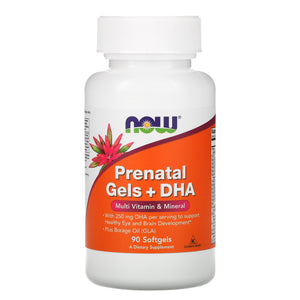 now-foods-prenatal-gels-dha-90-softgels - Supplements-Natural & Organic Vitamins-Essentials4me