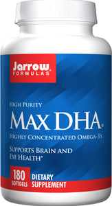 jarrow-formulas-max-dha-607-mg-180-softgels - Supplements-Natural & Organic Vitamins-Essentials4me