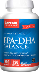 jarrow-formulas-epa-dha-balance-600-mg-120-softgels - Supplements-Natural & Organic Vitamins-Essentials4me