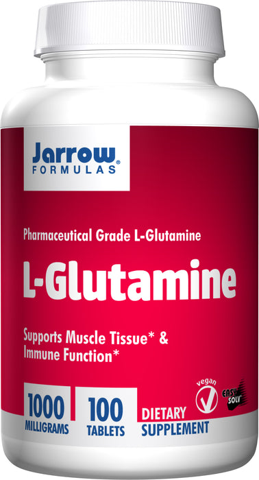 jarrow-formulas-l-glutamine-1000-mg-100-tablets - Supplements-Natural & Organic Vitamins-Essentials4me